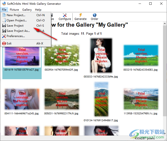 Html Web Gallery Generator(图片转html工具)