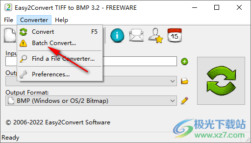 Easy2Convert TIFF to BMP(TIFF图片转BMP工具)