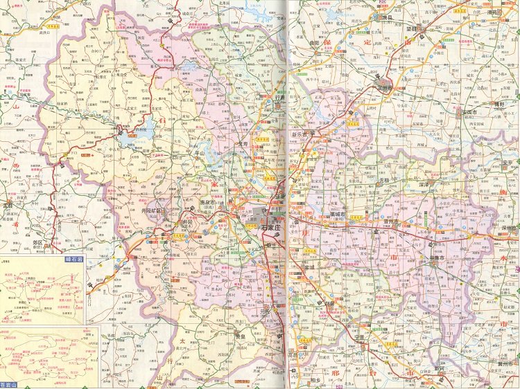 石家庄交通地图全图下载-石家庄交通地图高清版大图