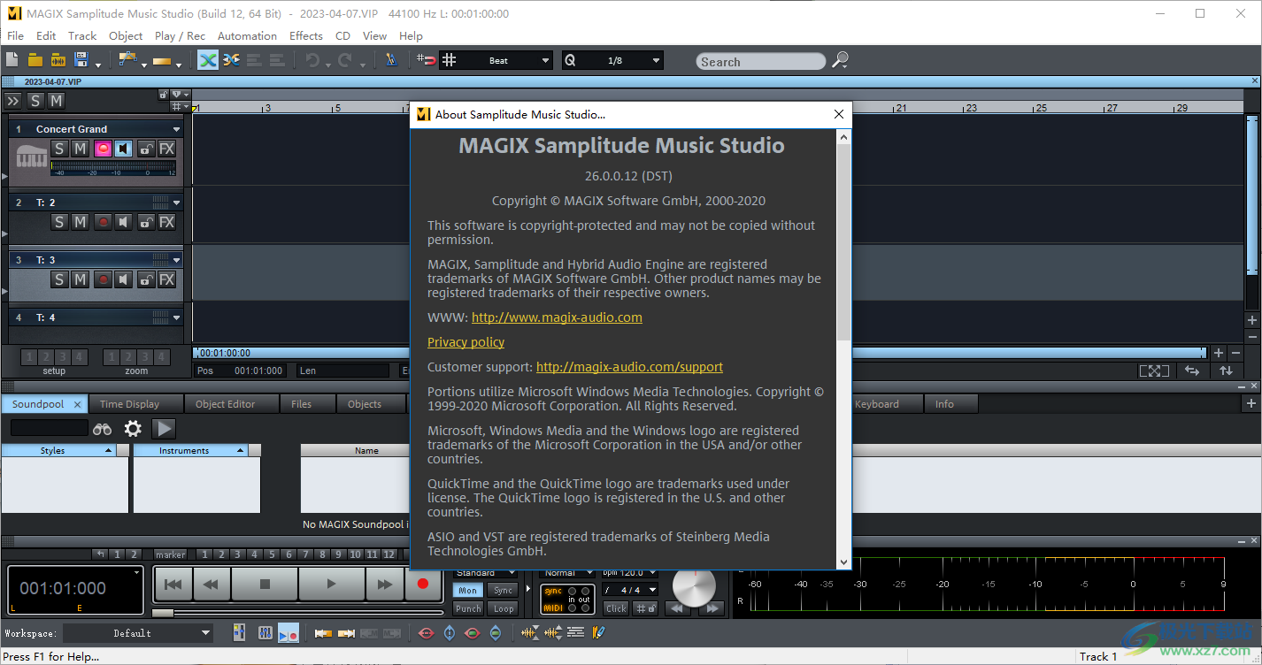 samplitude2021破解版下载-magix samplitude music studio软件免费v26.0 免费版