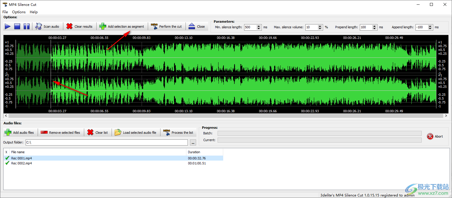 MP4 Silence Cut(MP4切割软件)