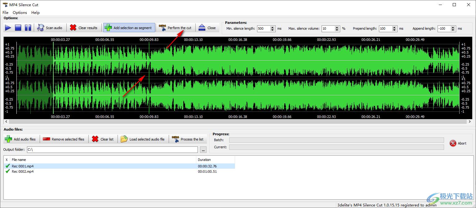 MP4 Silence Cut(MP4切割软件)
