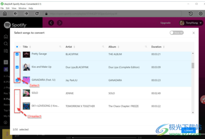UkeySoft Spotify Music Converter破解版(Spotify音乐格式转换器)