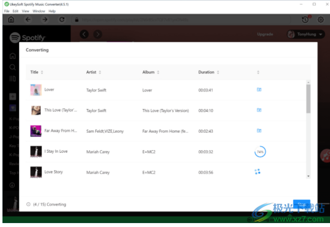 UkeySoft Spotify Music Converter破解版(Spotify音乐格式转换器)