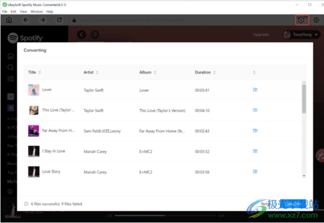 UkeySoft Spotify Music Converter破解版(Spotify音乐格式转换器)