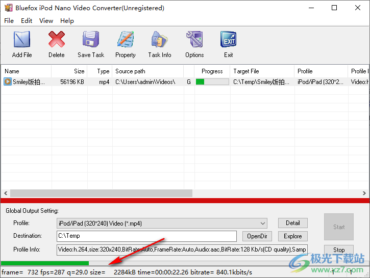 Bluefox iPod Nano Video Converter(视频转换软件)