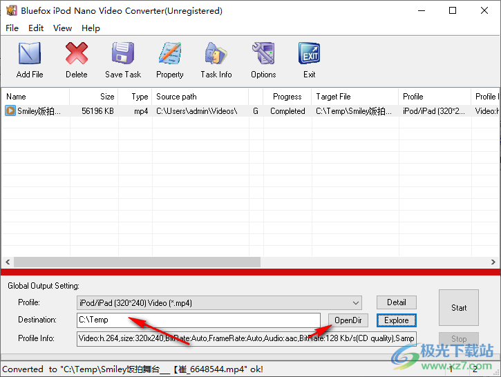 Bluefox iPod Nano Video Converter(视频转换软件)