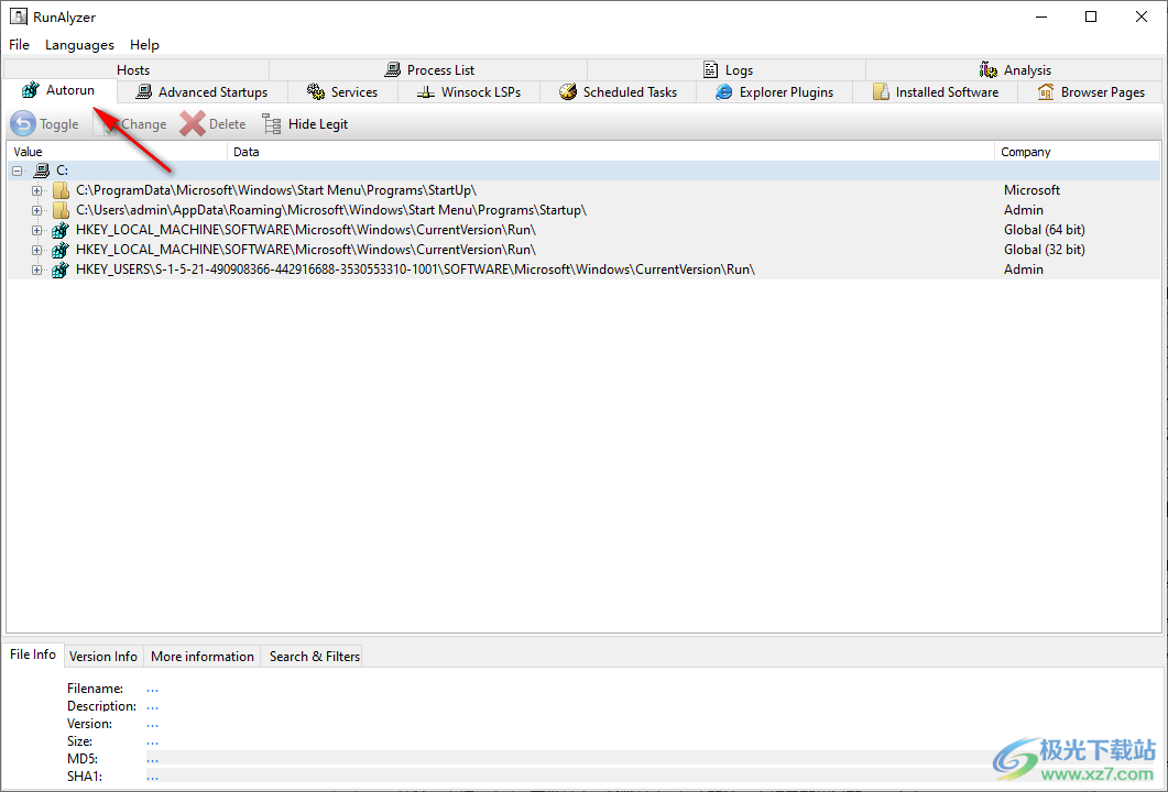 RunAlyzer(自启程序管理工具)
