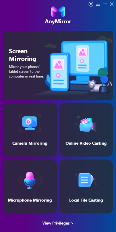 AnyMirror软件下载-镜像投屏软件v1.1.0 免费版