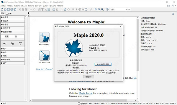 maple破解版下载-maple中文破解版v2020.0 最新版