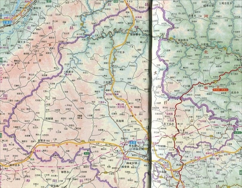 盂县地图高清版大图片下载-山西阳泉市盂县地图全图完整版