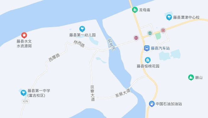 藤县地图中文版