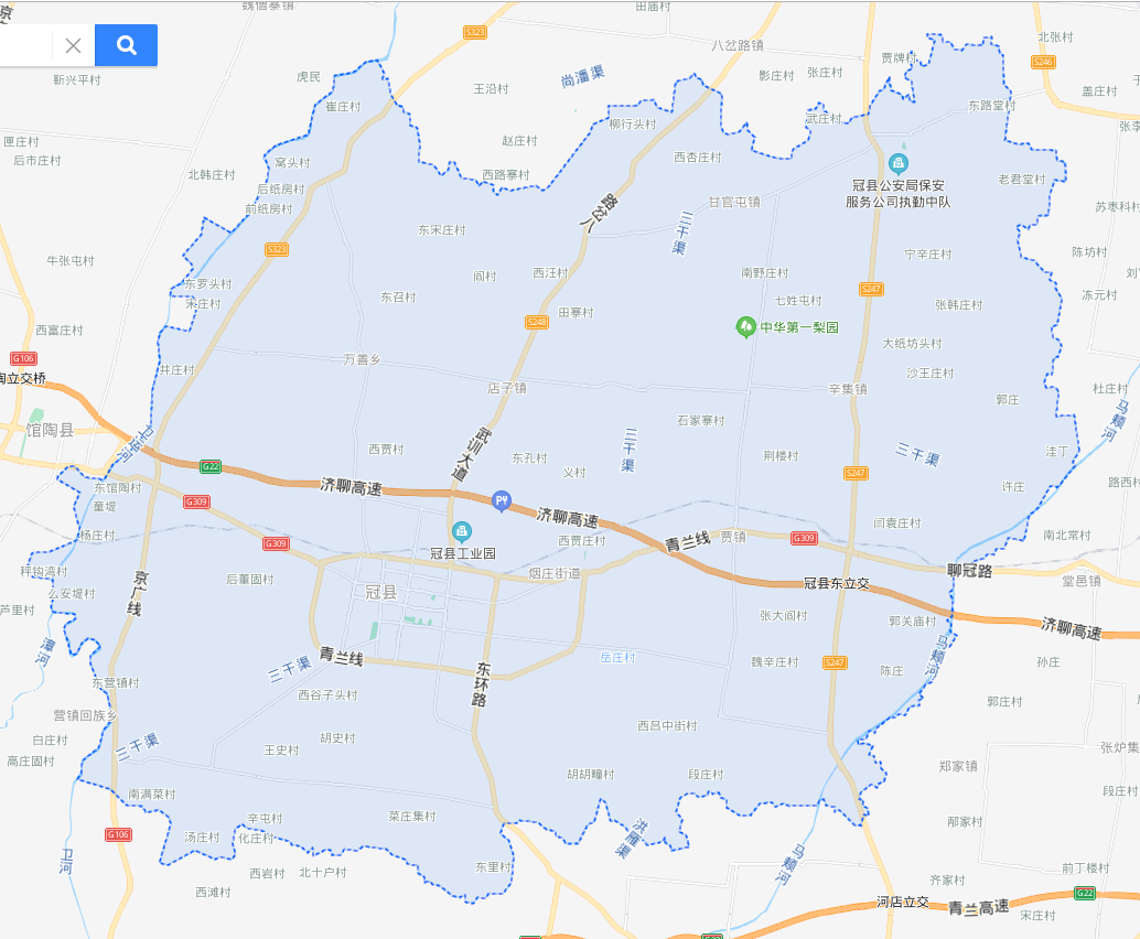 冠县地图全图高清版下载-山东冠县地图高清版大图片