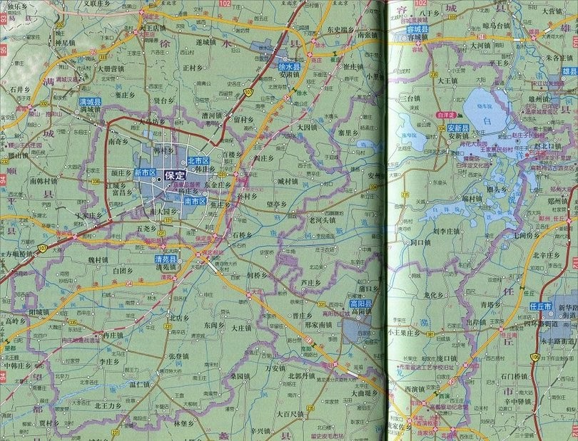 清苑地图全图高清版本下载-河北省保定市清苑区地图最新版
