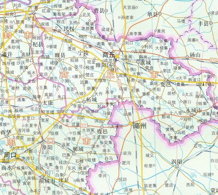 虞城县地图高清最新版下载-虞城县地图全图高清版完整版