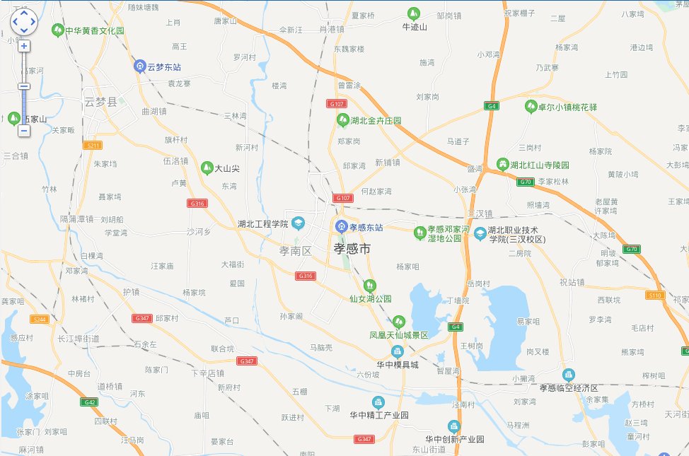 孝感市地图全图高清版