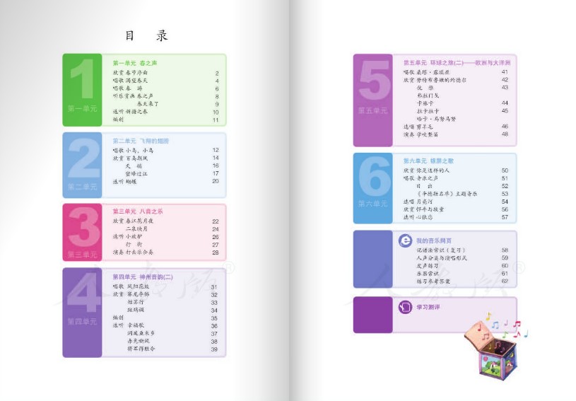 七年级下册音乐电子书人教版