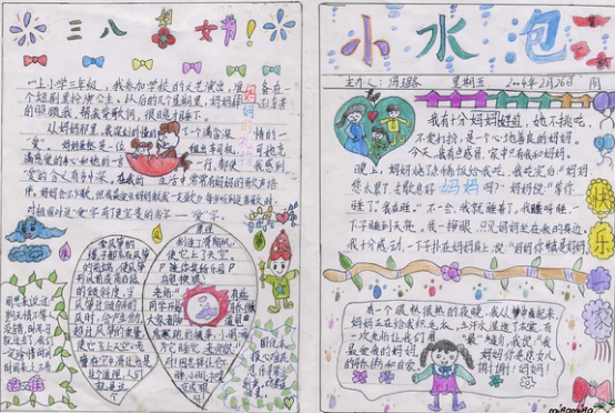 三八妇女节手抄报大全下载-三八妇女节手抄报模板简单版