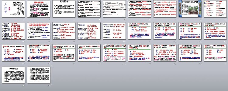 六国论ppt免费下载-六国论ppt精讲