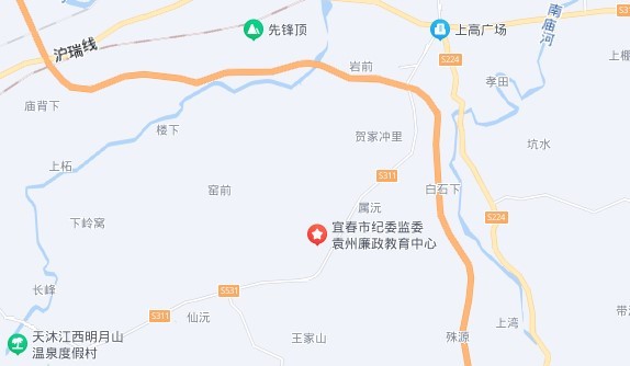宜春地图高清版大图下载-宜春地图全图高清版图