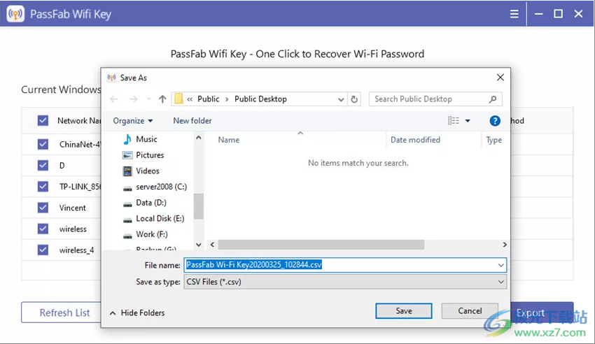 PassFab Wifi Key中文破解版(wifi密码查看器)