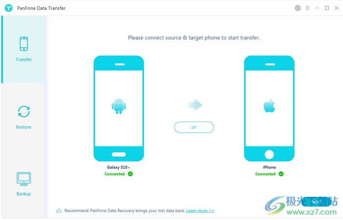 PanFone Data Transfer(iPhone手机数据传输软件)