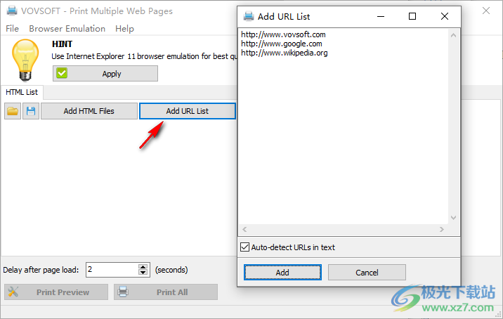 Print Multiple Web Pages(页面打印软件)