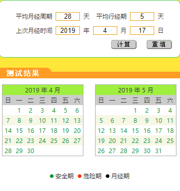 测排卵期计算器