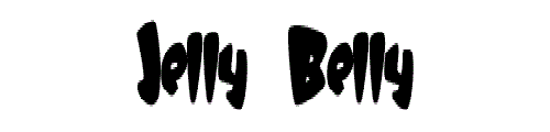 jelly belly字体