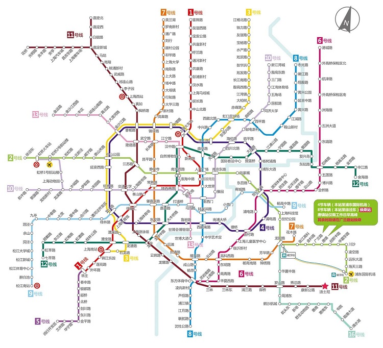 上海地铁地图全图2019高清版下载-上海地铁地图2019高清版大图