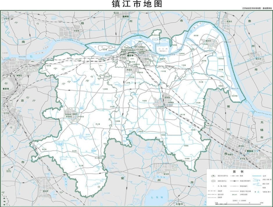 镇江地图全图最新下载-江苏省镇江市地图高清版大图可放大版
