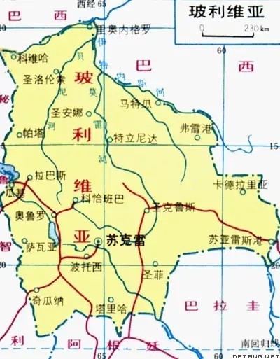玻利维亚地图高清中文版下载-玻利维亚地图全图高清版完整版