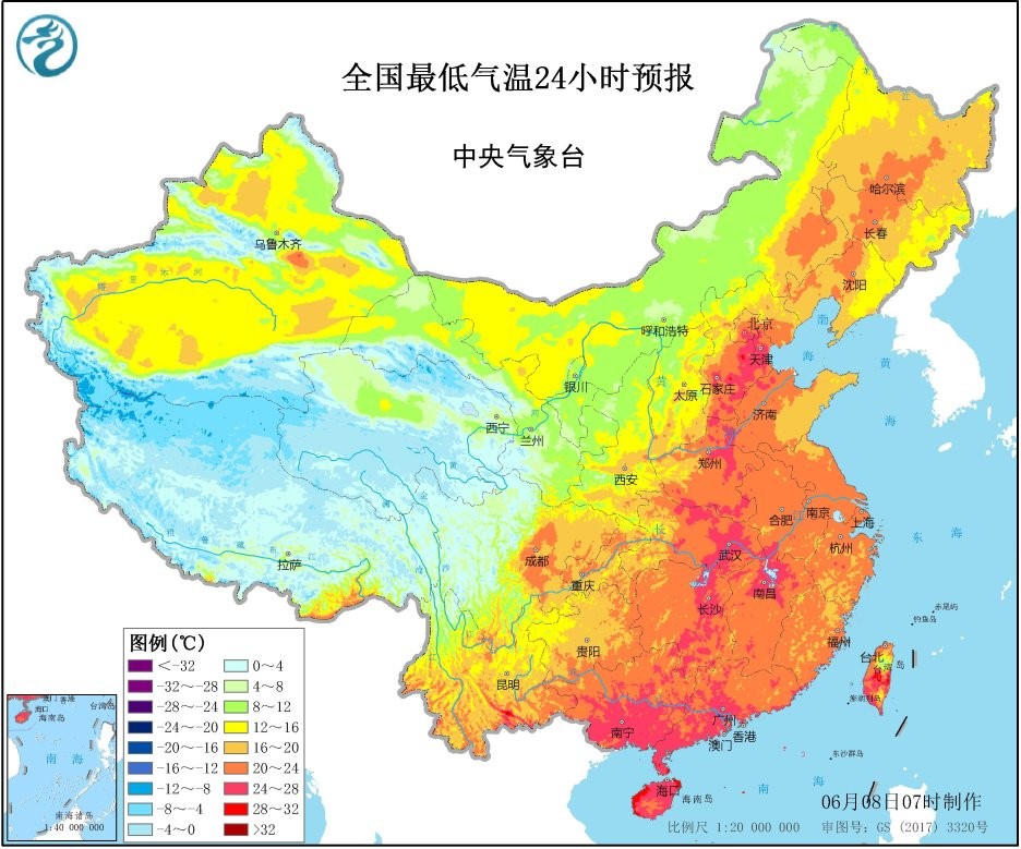 十一长假全国天气地图完整版