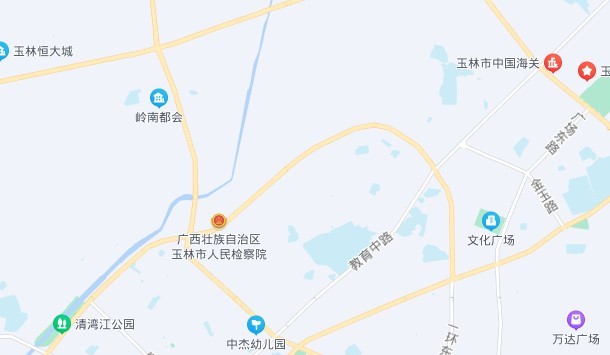 玉林地图高清图片