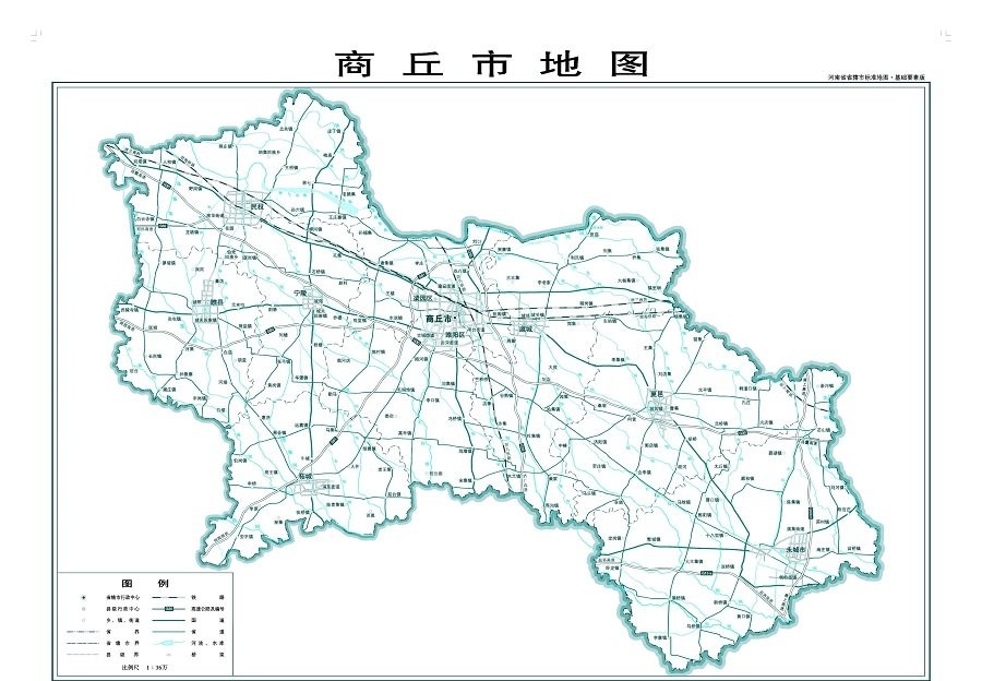 商丘市地图全图高清版